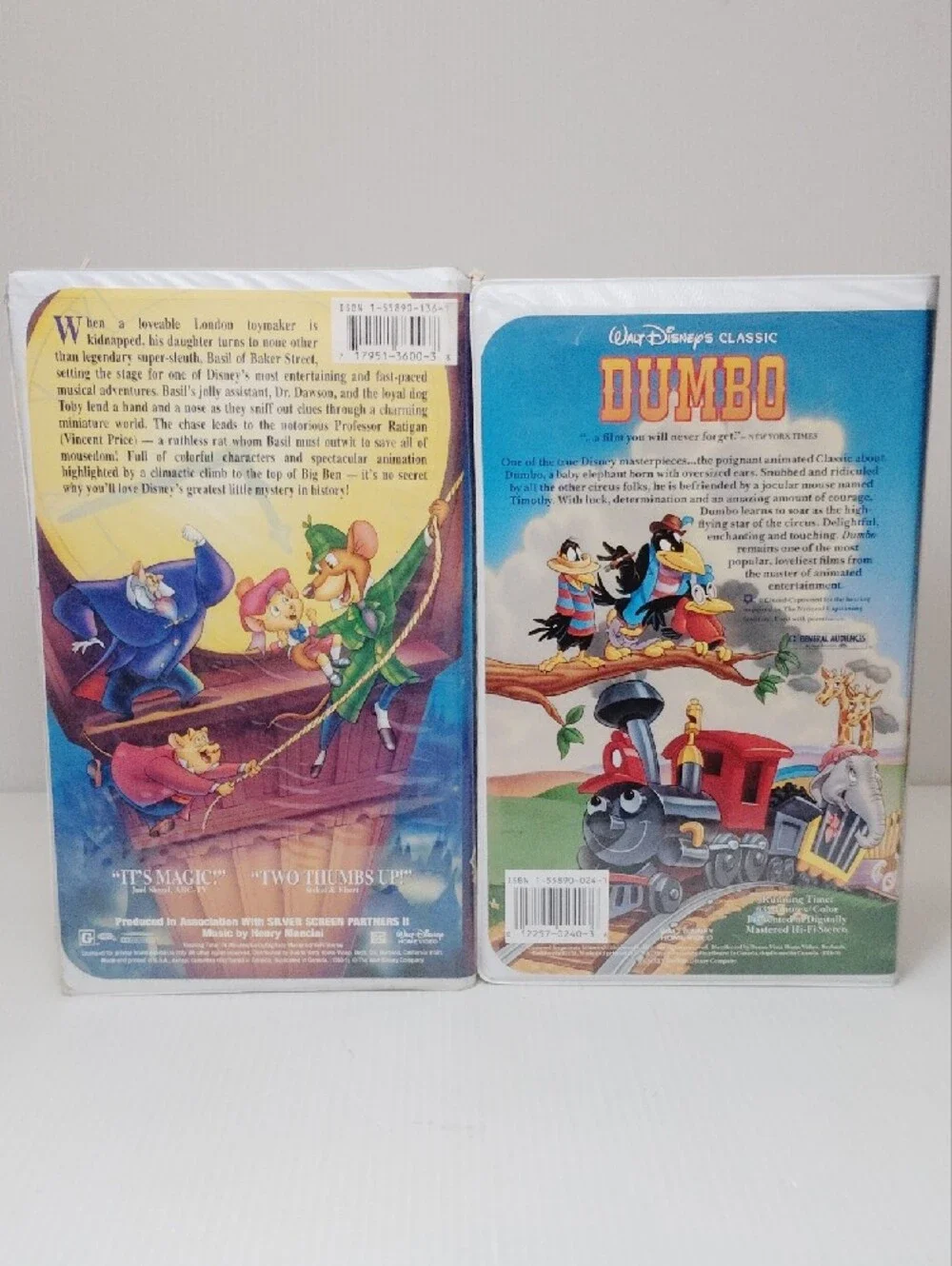 The Classic Black Diamond Walt Disney Home Videos VHS
